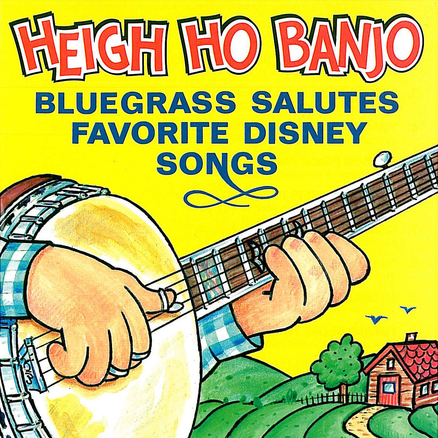 banjo album art for bluegrass disney songs