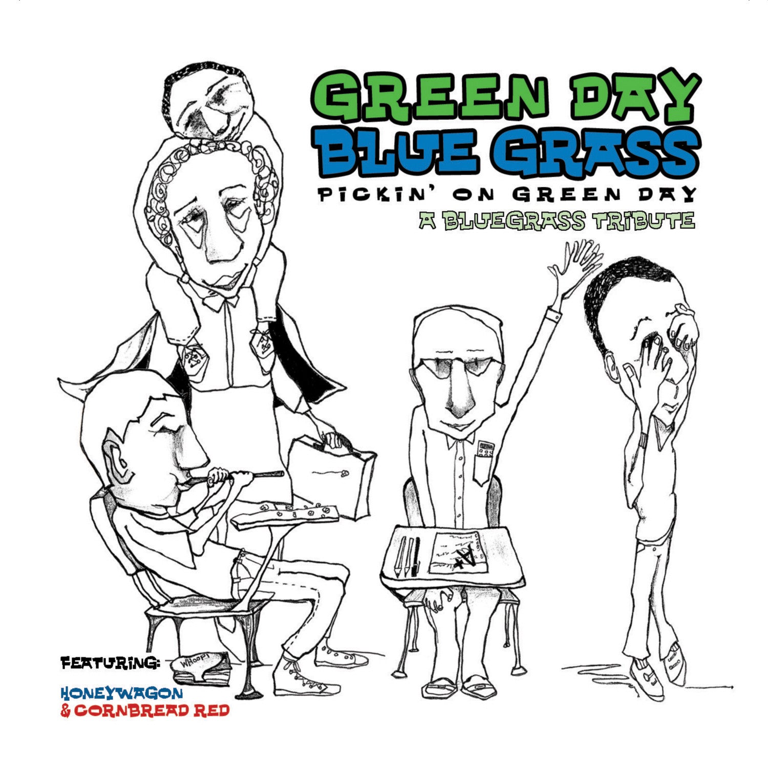 album illustration for pickin' on series Green Day covers