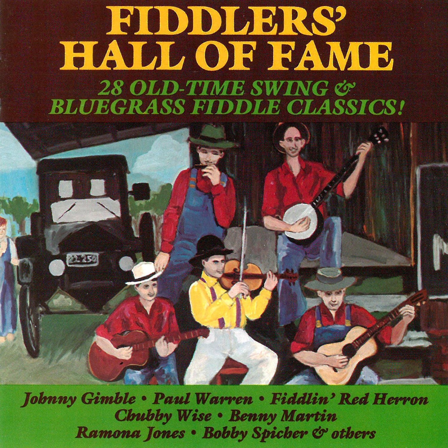 Bluegrass music group photo for Fiddlers Hall of Fame album