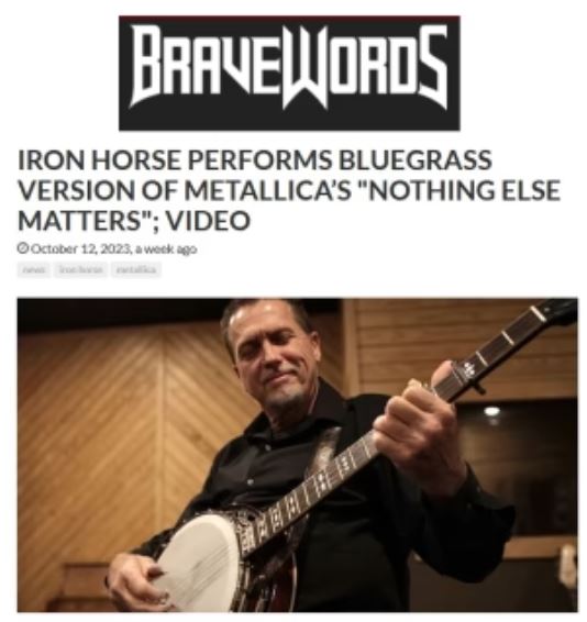 Nothing Else Matters Music Video Makes Headlines at BraveWords